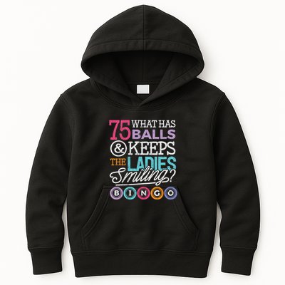 Funny Bingos Bingo Lover Grandma Kids Hoodie