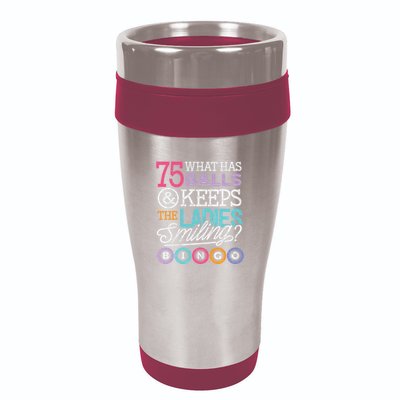 Funny Bingos Bingo Lover Grandma 16oz Travel Tumbler