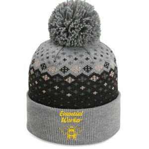 Funny Beekeeping Beekeeper Honey Bees Environmental The Baniff Cuffed Pom Beanie