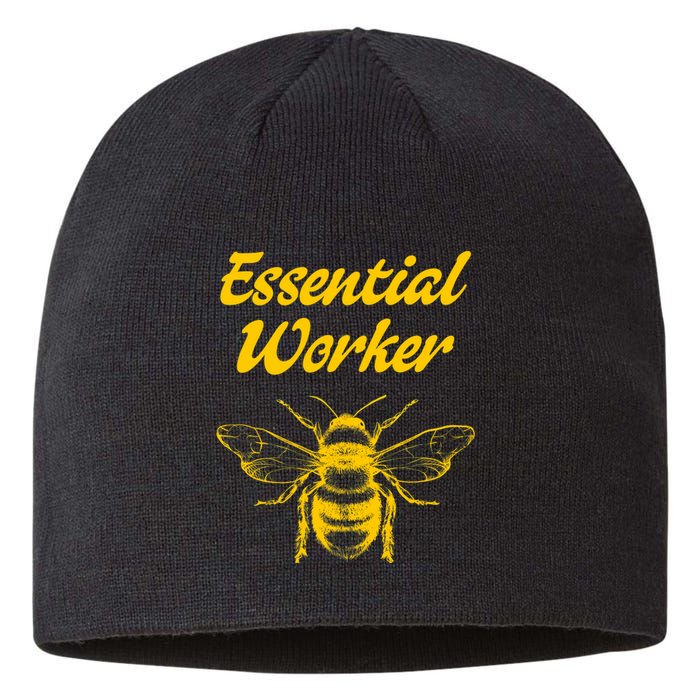 Funny Beekeeping Beekeeper Honey Bees Environmental Sustainable Beanie