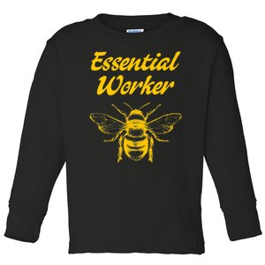 Funny Beekeeping Beekeeper Honey Bees Environmental Toddler Long Sleeve Shirt