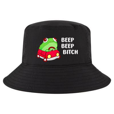 Frog Beep Beep Bitch Cool Comfort Performance Bucket Hat