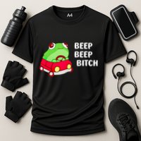 Frog Beep Beep Bitch Performance Shirt