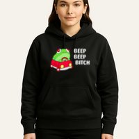 Frog Beep Beep Bitch Hoodie
