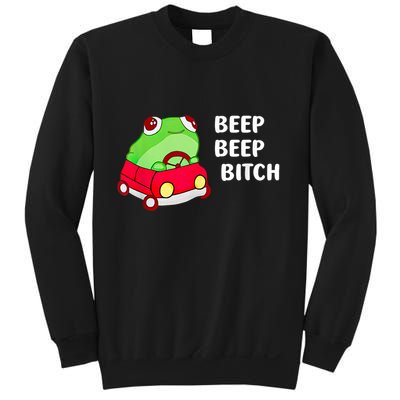 Frog Beep Beep Bitch Sweatshirt