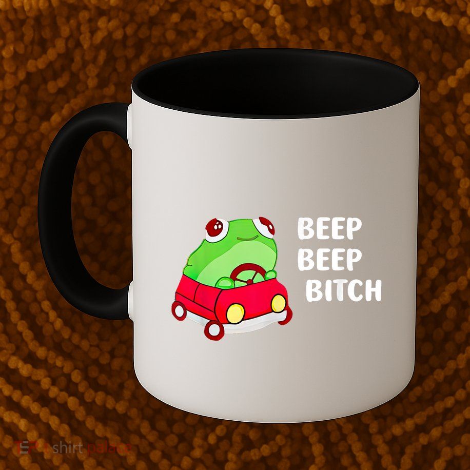 Frog Beep Beep Bitch Mug