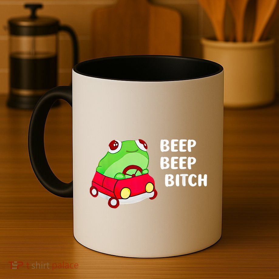 Frog Beep Beep Bitch Mug