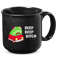 Frog Beep Beep Bitch 15oz Campfire Ceramic Mug