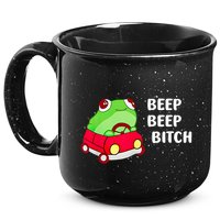 Frog Beep Beep Bitch 15oz Campfire Ceramic Mug