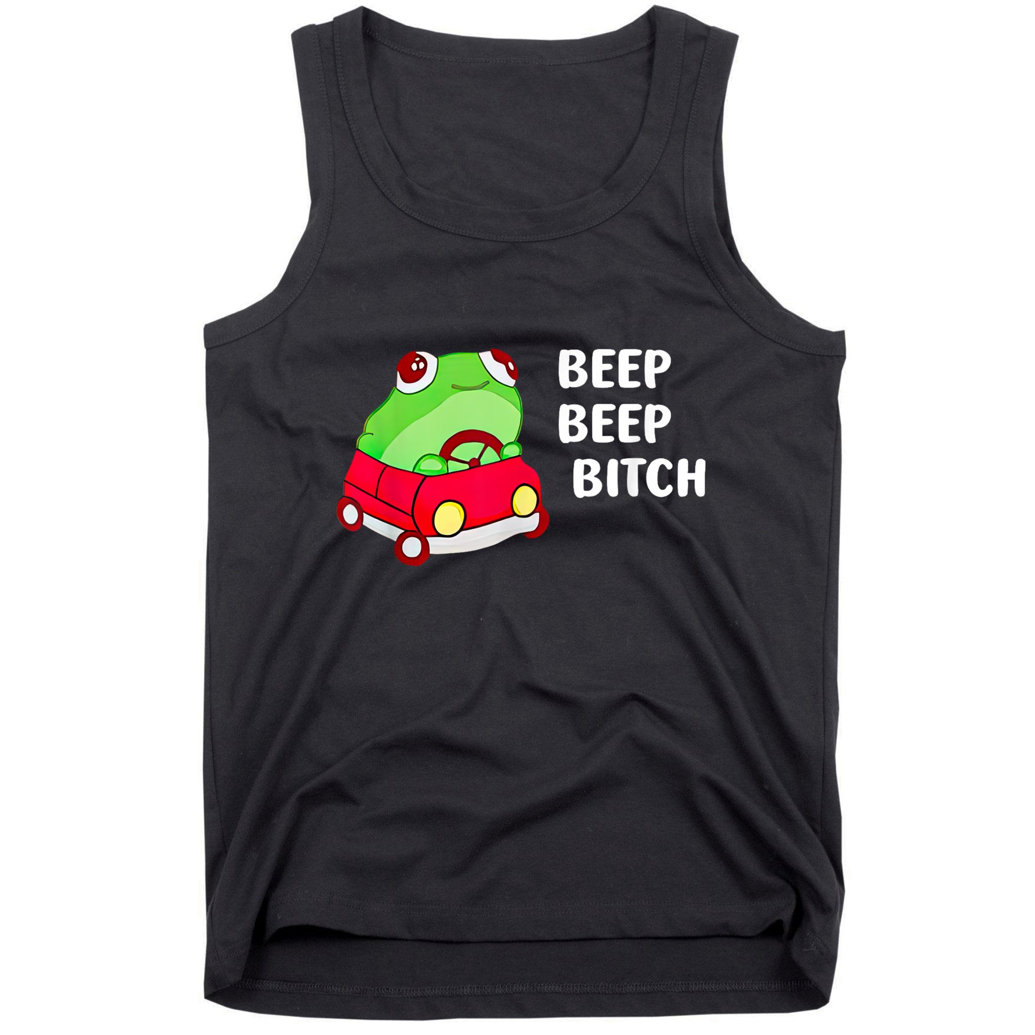 Frog Beep Beep Bitch Tank Top