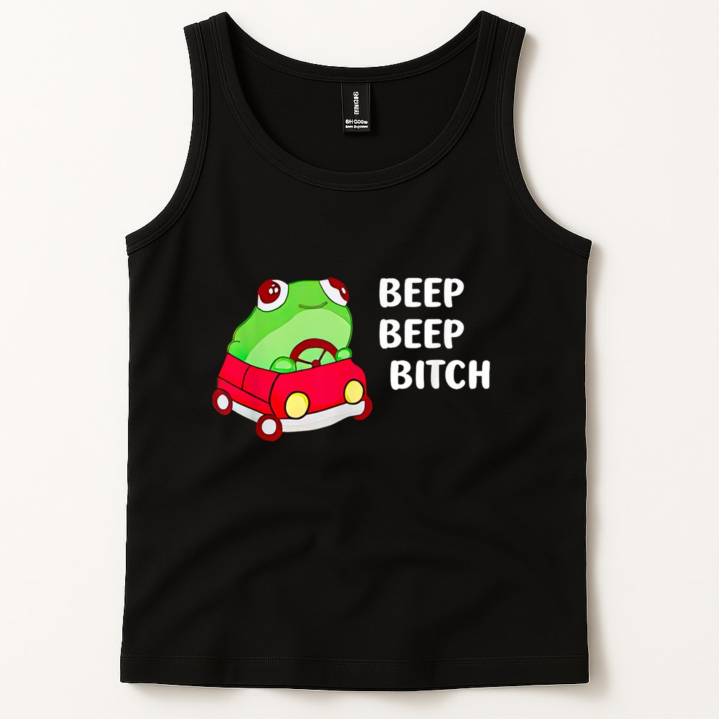 Frog Beep Beep Bitch Tank Top