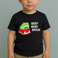 Frog Beep Beep Bitch Toddler T-Shirt