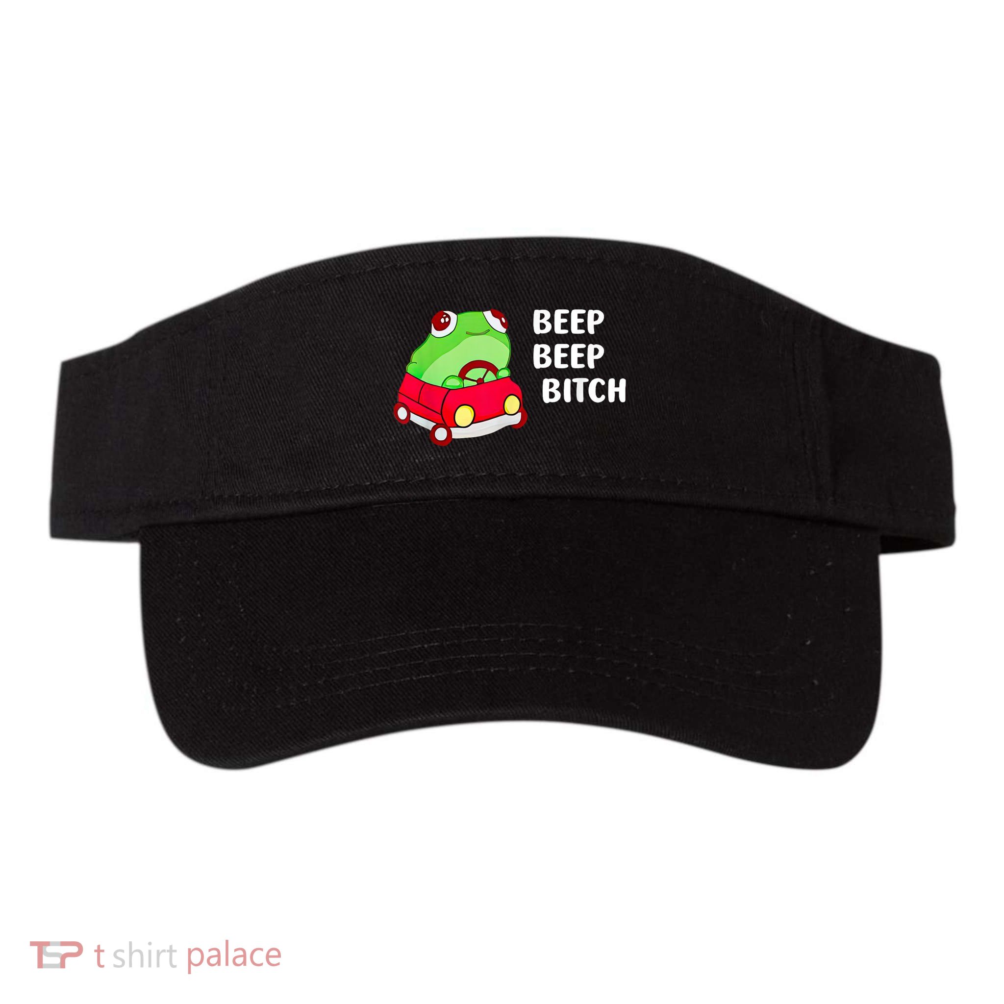 Frog Beep Beep Bitch Visor