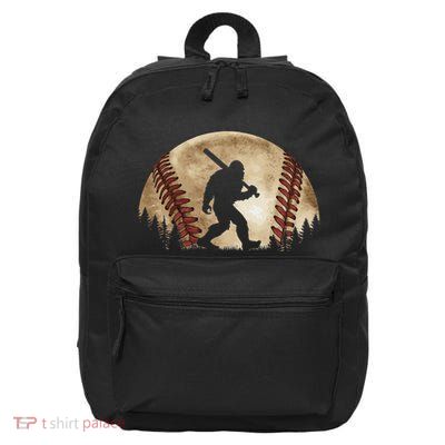 Funny Bigfoot Baseball Sasquatch 16 in Basic Backpack