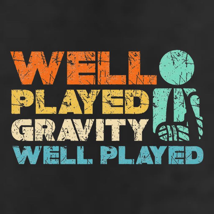 Funny Broken Bone Shoulder Elbow Well Played Gravity 7 Panel Mesh Trucker Snapback Hat