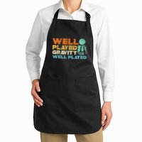 Funny Broken Bone Shoulder Elbow Well Played Gravity Apron
