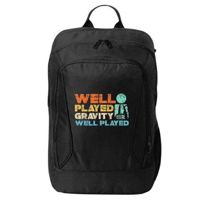 Funny Broken Bone Shoulder Elbow Well Played Gravity City Backpack