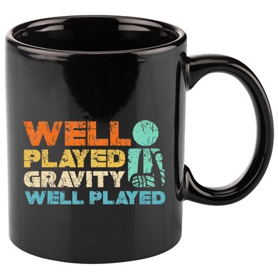 Funny Broken Bone Shoulder Elbow Well Played Gravity 11oz C Handle Ceramic Mug