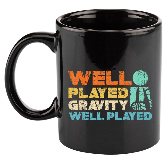 Funny Broken Bone Shoulder Elbow Well Played Gravity 11oz C Handle Ceramic Mug