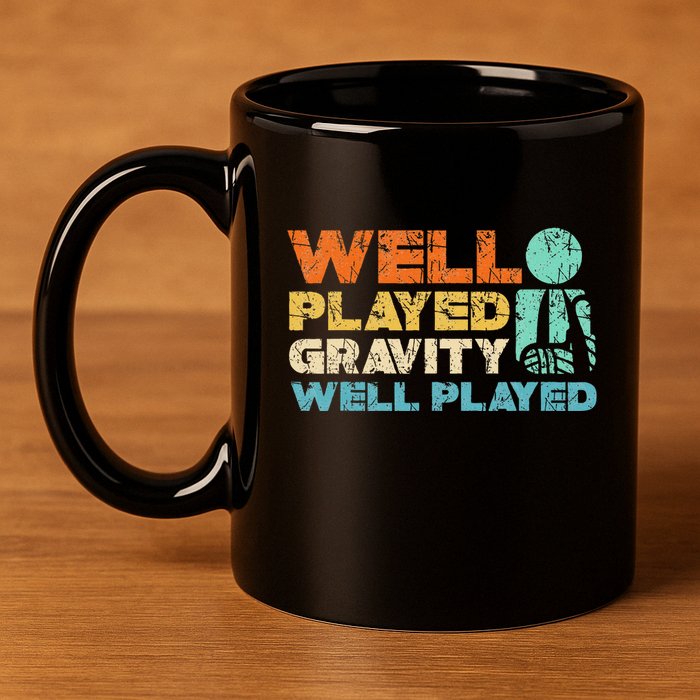 Funny Broken Bone Shoulder Elbow Well Played Gravity 11oz C Handle Ceramic Mug