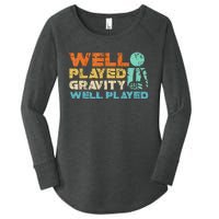 Funny Broken Bone Shoulder Elbow Well Played Gravity Women's Perfect Tri Tunic Long Sleeve Shirt