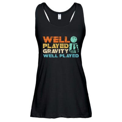 Funny Broken Bone Shoulder Elbow Well Played Gravity Ladies Essential Flowy Tank