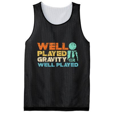 Funny Broken Bone Shoulder Elbow Well Played Gravity Mesh Reversible Basketball Jersey Tank