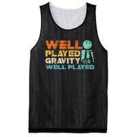 Funny Broken Bone Shoulder Elbow Well Played Gravity Mesh Reversible Basketball Jersey Tank