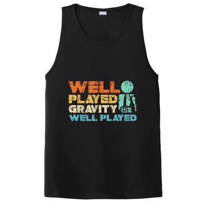 Funny Broken Bone Shoulder Elbow Well Played Gravity PosiCharge Competitor Tank
