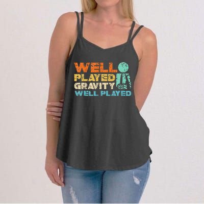 Funny Broken Bone Shoulder Elbow Well Played Gravity Women's Strappy Tank