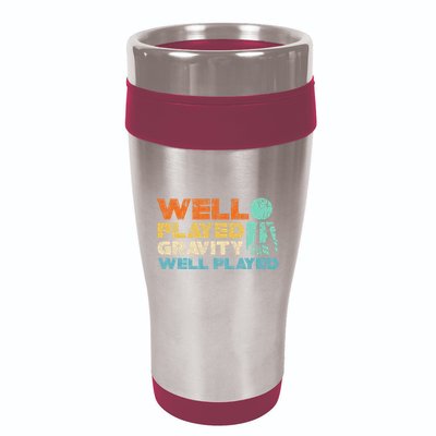 Funny Broken Bone Shoulder Elbow Well Played Gravity 16oz Travel Tumbler