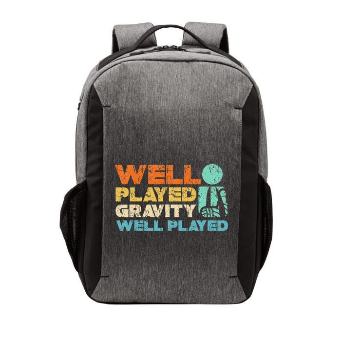 Funny Broken Bone Shoulder Elbow Well Played Gravity Vector Backpack