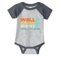 Funny Broken Bone Shoulder Elbow Well Played Gravity Infant Baby Jersey Bodysuit