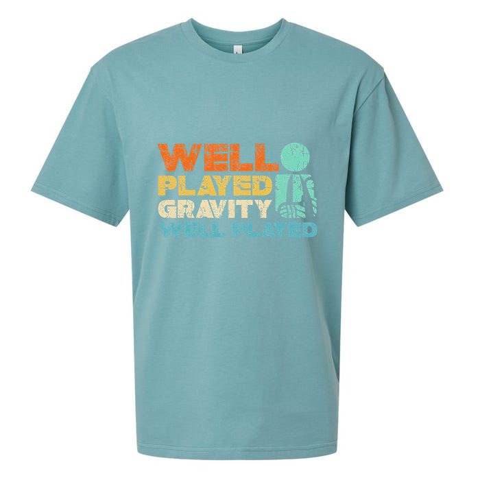 Funny Broken Bone Shoulder Elbow Well Played Gravity Sueded Cloud Jersey T-Shirt