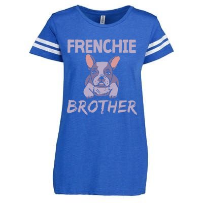 Frenchie Brother Bulldogs Frenchies French Bulldog Enza Ladies Jersey Football T-Shirt