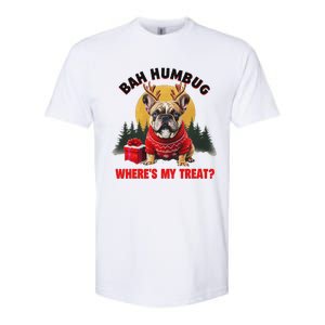 French Bulldog Bah Humbug WhereS My Treat Softstyle CVC T-Shirt