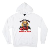 French Bulldog Bah Humbug WhereS My Treat Hoodie