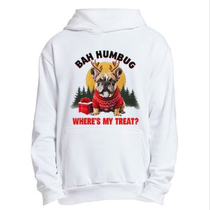 French Bulldog Bah Humbug WhereS My Treat Urban Pullover Hoodie