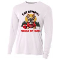 French Bulldog Bah Humbug WhereS My Treat Cooling Performance Long Sleeve Crew