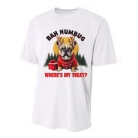 French Bulldog Bah Humbug WhereS My Treat Performance Sprint T-Shirt