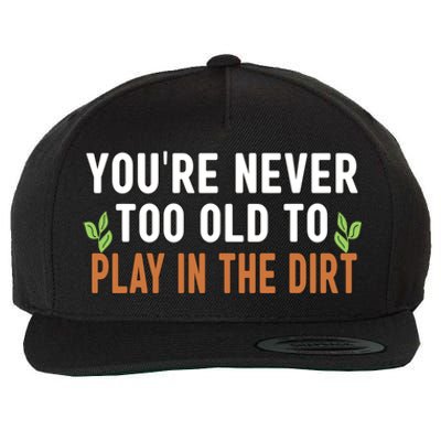 Funny Gardener Plant Gardening  Wool Snapback Cap