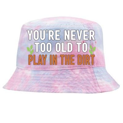 Funny Gardener Plant Gardening  Tie-Dyed Bucket Hat