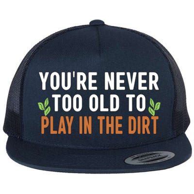 Funny Gardener Plant Gardening  Flat Bill Trucker Hat