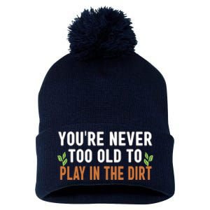 Funny Gardener Plant Gardening  Pom Pom 12in Knit Beanie