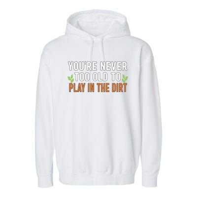 Funny Gardener Plant Gardening  Garment-Dyed Fleece Hoodie