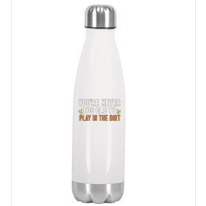 Funny Gardener Plant Gardening  Stainless Steel Insulated Water Bottle