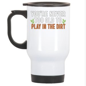 Funny Gardener Plant Gardening  Stainless Steel Travel Mug