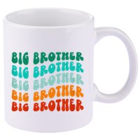 funny Big Brother Big Bro Sibling Announcement 11oz C Handle Ceramic Mug