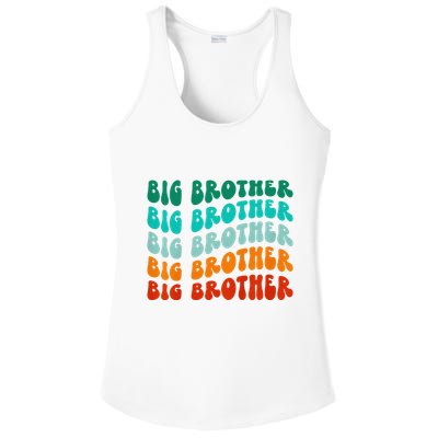 funny Big Brother Big Bro Sibling Announcement Ladies PosiCharge Competitor Racerback Tank