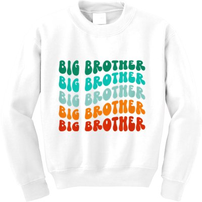 funny Big Brother Big Bro Sibling Announcement Kids Sweatshirt